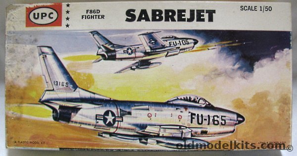 UPC 1/50 North American F-86D Sabre Dog 'Error Box' Issue (ex-Marusan), 5051-100 plastic model kit